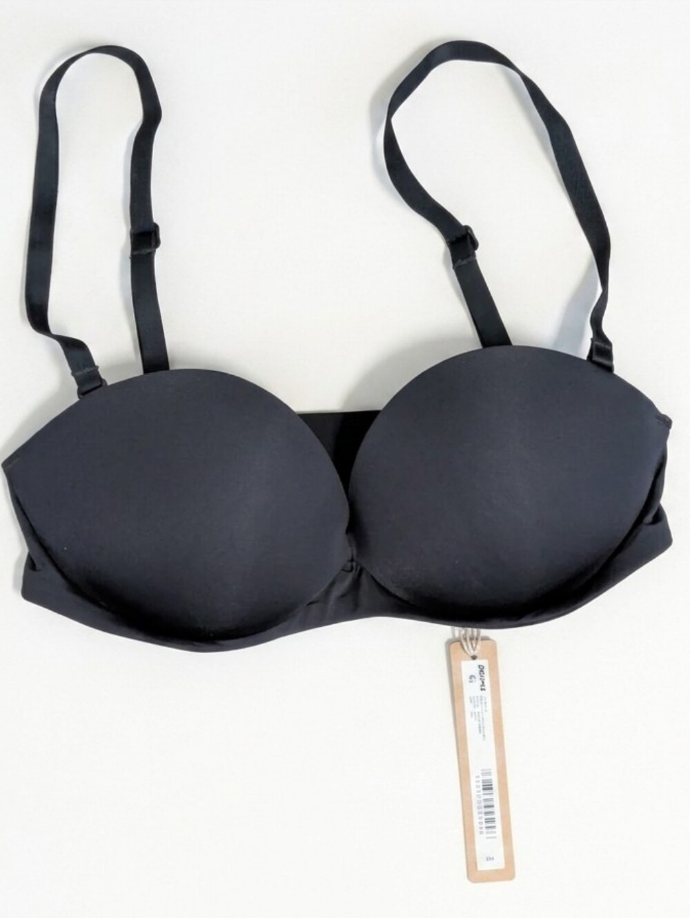 SKIMS Ultimate Push-Up Strapless Bra Onyx Black Size 30C NWT New With Tags